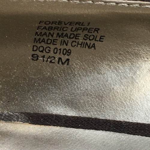 Nine West Heels Womens 9.5 M Peep Toe Casual Pumps Wedge Brown Fabric Slip On - Picture 16 of 18