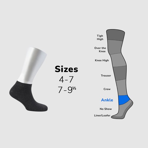 Cosyfeel® Women Loose Diabetic Ankle Socks 4-Pack Bamboo Material Seamless Toe - Picture 59 of 231