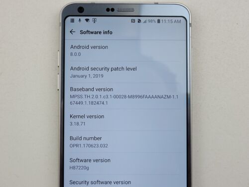 LG G6 (LG-H872) 32GB (T-Mobile) Smartphone - SMALL ISSUE - Clean IMEI - J1777 - Picture 4 of 7