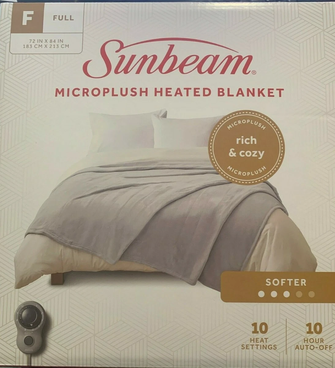 Sunbeam bedding heated blanket hot sale