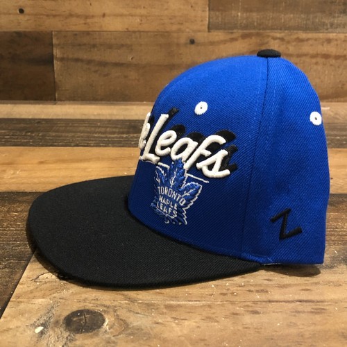 Toronto Maple Leafs Hat Snapback Cap Mens Blue Black NHL Hockey Zephyr - READ - Picture 5 of 13