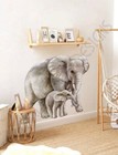 Elephant wall sticker, baby elephant, Safari animals nursery wall sticker