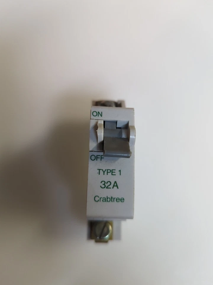 CRABTREE 32 AMP TYPE 1 M6 MCB CIRCUIT BREAKER SB6000 - Image 3 of 4