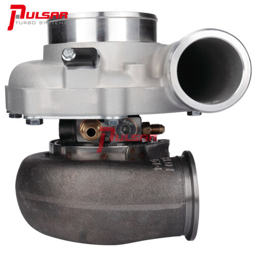 Pulsar Turbo 6262G Dual Ball Bearing Billet Wheel Turbo Vband 1.01A/R+T3 Adapter - Bild 5 von 9