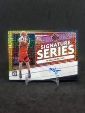 2020-21 Donruss Optic Choice Signature Series Malachi Flynn Rookie Black Gold /8