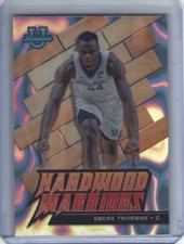 2022-23 Bowman's Best University Oscar Tshiebwe Hardwood Warriors Lava #9/50 UK 