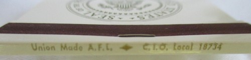 THE PRESIDENT OF THE UNITED STATES SEAL WHITE HOUSE UNION MADE MATCHBOOK - NEU - Bild 5 von 5