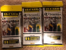 (3) 2020 Panini Chronicles Draft Picks Football SEALED Fat Pack Cello Herbert