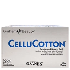 BARBER SALON BEAUTY GRAHAM SANEK CELLUCOTTON HAIR PERM REINFORCED COTTON 3 LB