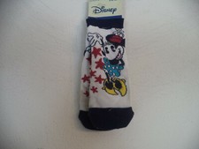 Children's multcolor Disney Socks. Size 6 - 8 1/2. 67 Cotton / 30 Polyester /