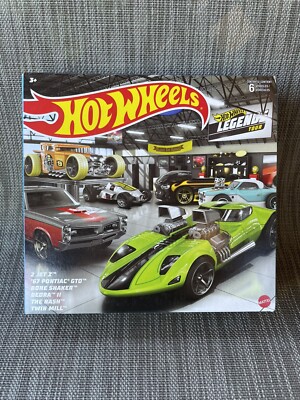 Hot Wheels 2022 Legends 6 Pack Multipacks 2 Jet Z, 67 GTO, Bone Shaker, Deora II