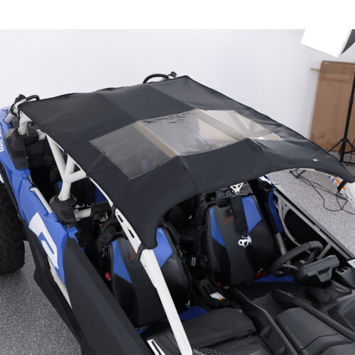 KEMIMOTO UTV Soft Roof Canvas Top for Can Am Maverick X3 Max XRS Turbo 2017-2025 - Picture 2 of 13