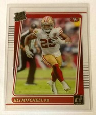Eli Mitchell 2021 Panini Clearly Donruss Rated Rookie Card RC
