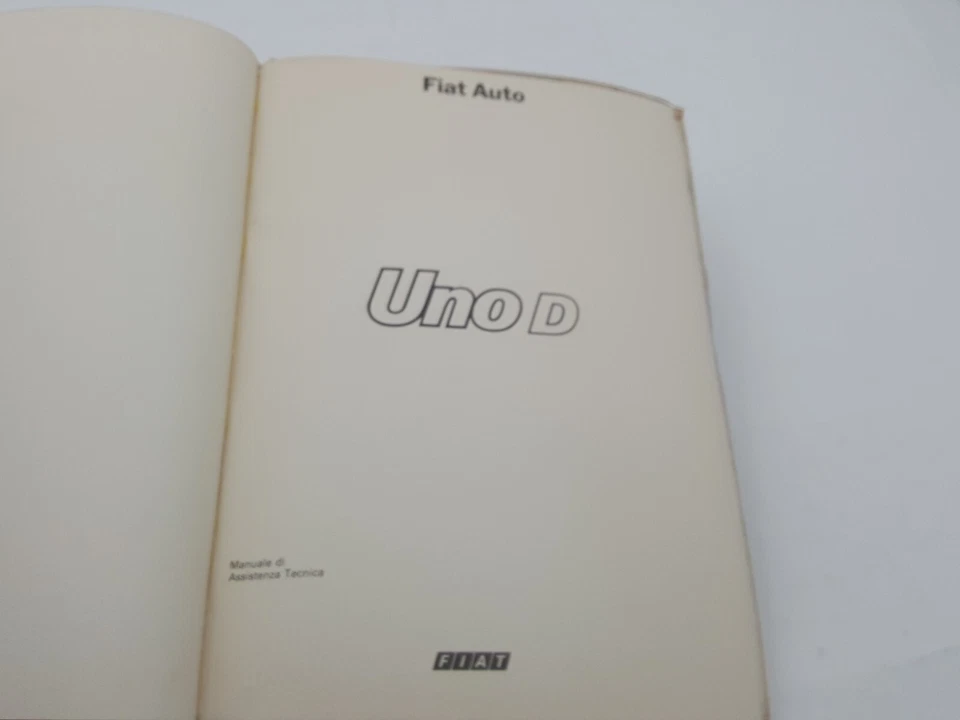 Manuale officina Fiat Uno D caratteristiche norme revisioni assistenza tec. 1983 - Immagine 4 di 4