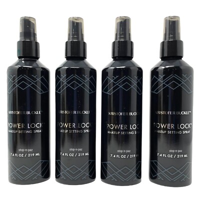 Kristofer Buckle Power Lock Makeup Setting Spray 7.4 Fl Oz (4 Pack)
