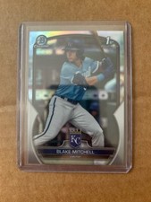 Blake Mitchell 2023 Bowman Draft Chrome Refractor 1st Bowman #BDC-133 KC Royals