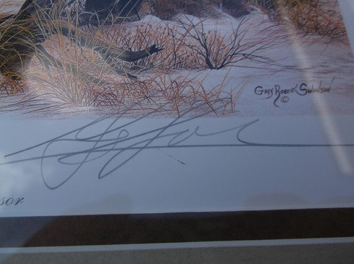 nef No Place to Hide Signed Numbered Print Gary Swanson 7494/10000 1998 NRA - Picture 4 of 7