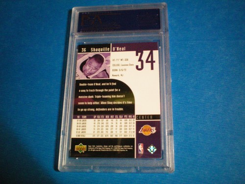 SHAQUILLE O'NEAL 2002 U.D. HONOR INSPIRATIONS #36 GRADED CARD - Picture 2 of 2