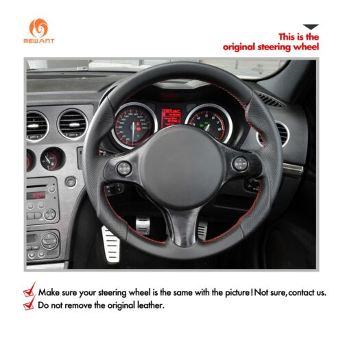 MEWANT DIY PU Leather Steering Wheel Cover for Alfa Romeo 159 TI Brera 2006-2011 - Picture 2 of 9