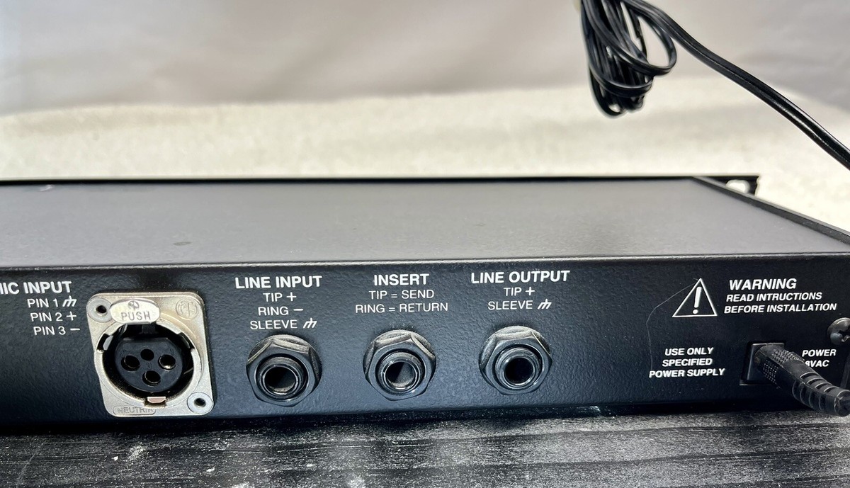 Vintage DBX Project 1 286 ANALOG AUDIO MIC PREAMP PROCESSOR