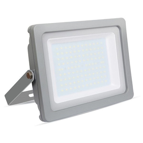 Faro LED 100W V-TAC VT-49100 Bianco Caldo 3000K Grigio Slim