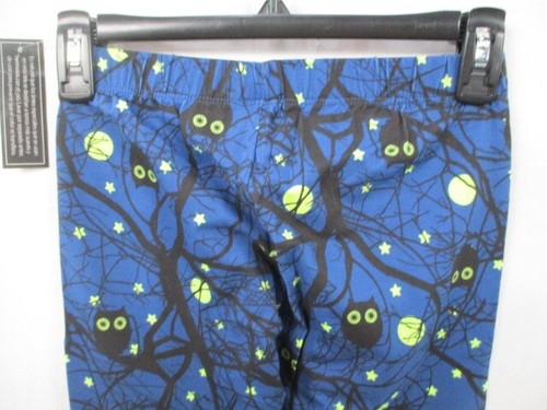 Halloween Leggings Womens Small Owl Moon Blue Ankle NOBO Cotton New - Picture 5 of 11