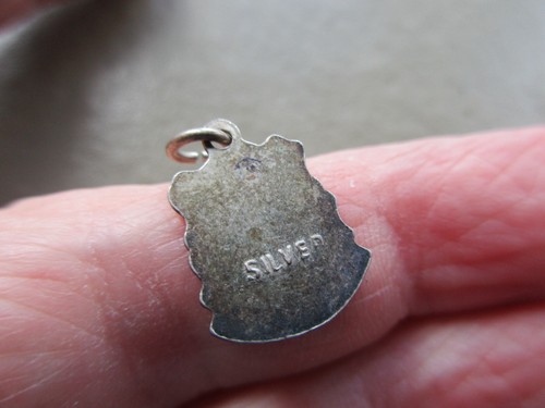 ANTIQUE VINTAGE STERLING SILVER RARE CALLENDER SCOTTISH TRAVEL FOB CHARM PENDANT - Picture 2 of 3
