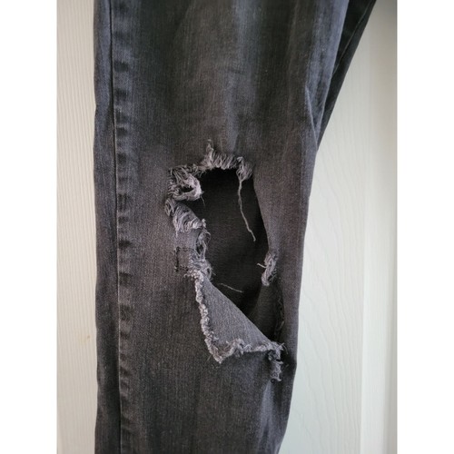 Anine Bing Black Brodie Distressed Skinny leg jeans size 29 Designer - Picture 10 of 10