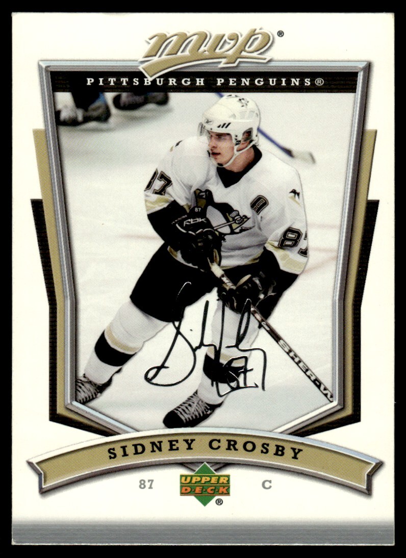 2007-08 Upper Deck MVP SILVER SCRIPT Sidney Crosby Pittsburgh