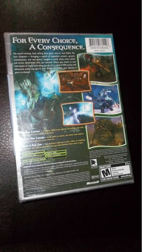 X BOX game FABLE the Lost Chapter Original Sealed package NEW - Picture 2 of 2