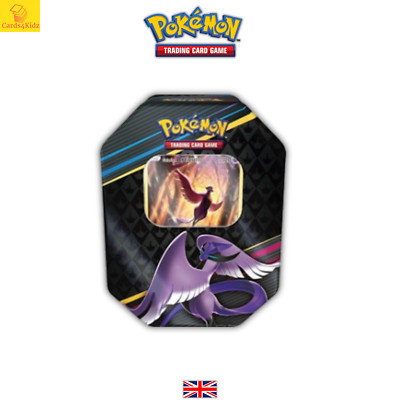 Pokemon Crown Zenith 4-Pack Tin Galarian Articuno Sealed English Promo Card New