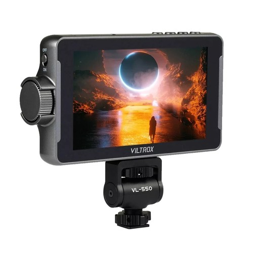 VILTROX DC-550 PRO 5,5 Zoll DSLR HD Director Videomonitor Touchscreen 1200 Nits - Bild 7 von 8