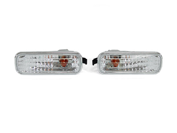 DEPO JDM Clear Dome Fender Side Marker Lights For 96 97 98 99-00 Honda Civic EK