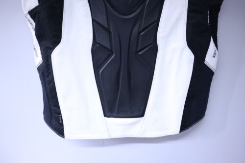 Nice USed Icon White Black Leather D30 Regulator Vest Size L - L Motorcycle USA - Bild 7 von 11