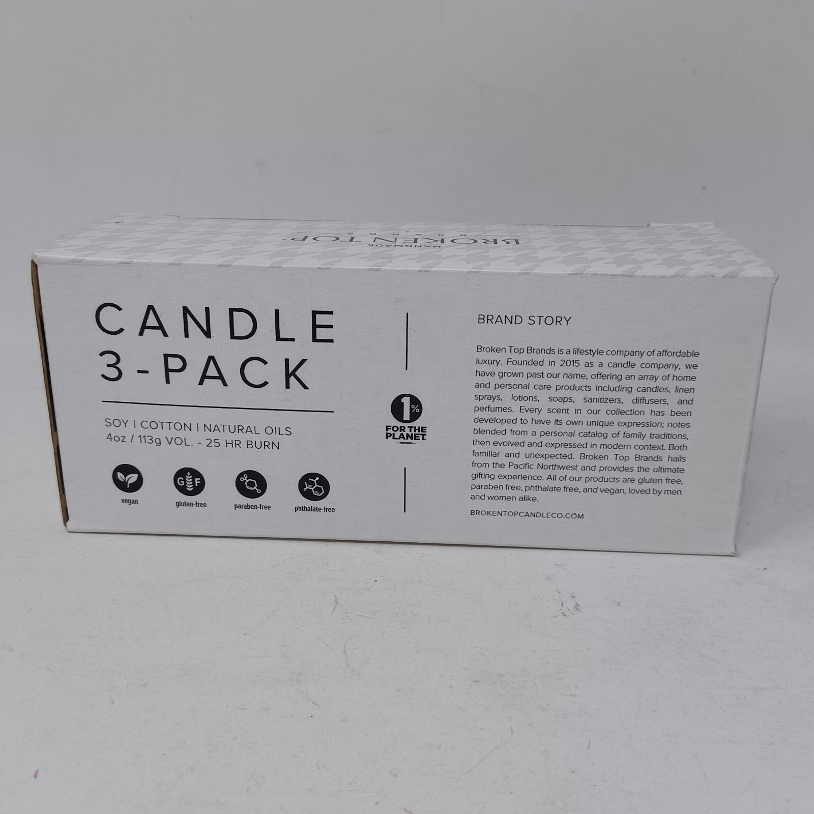 Broken Top Candle Company 3Piece Scented Soy Wax Candle Gift Set 4 oz