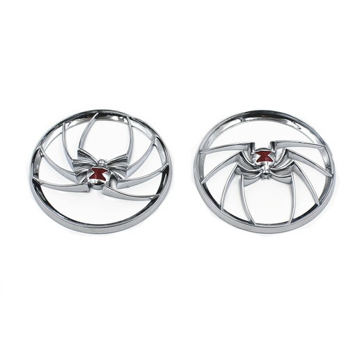 Motorcycle Spider Speaker Grills Cover For Harley Street Glide Touring 1996-2013 - Picture 3 of 5