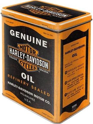 Nostalgic-Art - Vorratsdose L - Harley-Davidson - Genuine Oil