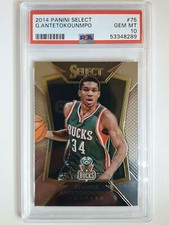 2014 Panini Select Giannis Antetokounmpo #75 - PSA 10 (GEM & LOW POP)