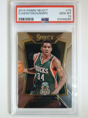 2014 Panini Select Giannis Antetokounmpo #75 - PSA 10 (GEM & LOW POP)