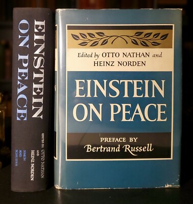 SIGNED* Einstein on Peace by Otto Nathan Heinz Norden First 1st