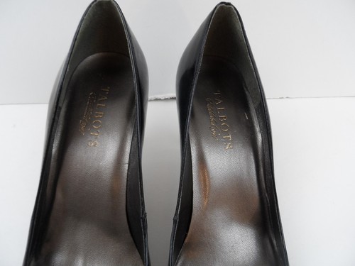 Talbots Black Patent Leather Women's 3" Pumps Heel Shoes - Size 8M - Picture 4 of 11