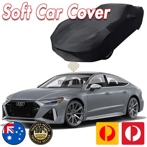 Black Show Car Dust Cover for Audi RS3 RS4 RS5 S3 S4 S5 Washable Soft Plush - Picture 4 of 4
