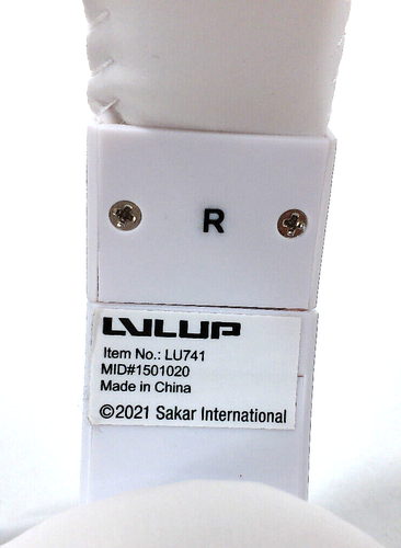 Vivitar LVLUP White Light-Up Pro Gaming Headset w/ Foldable Microphone LU741 - 第 3/5 張圖片