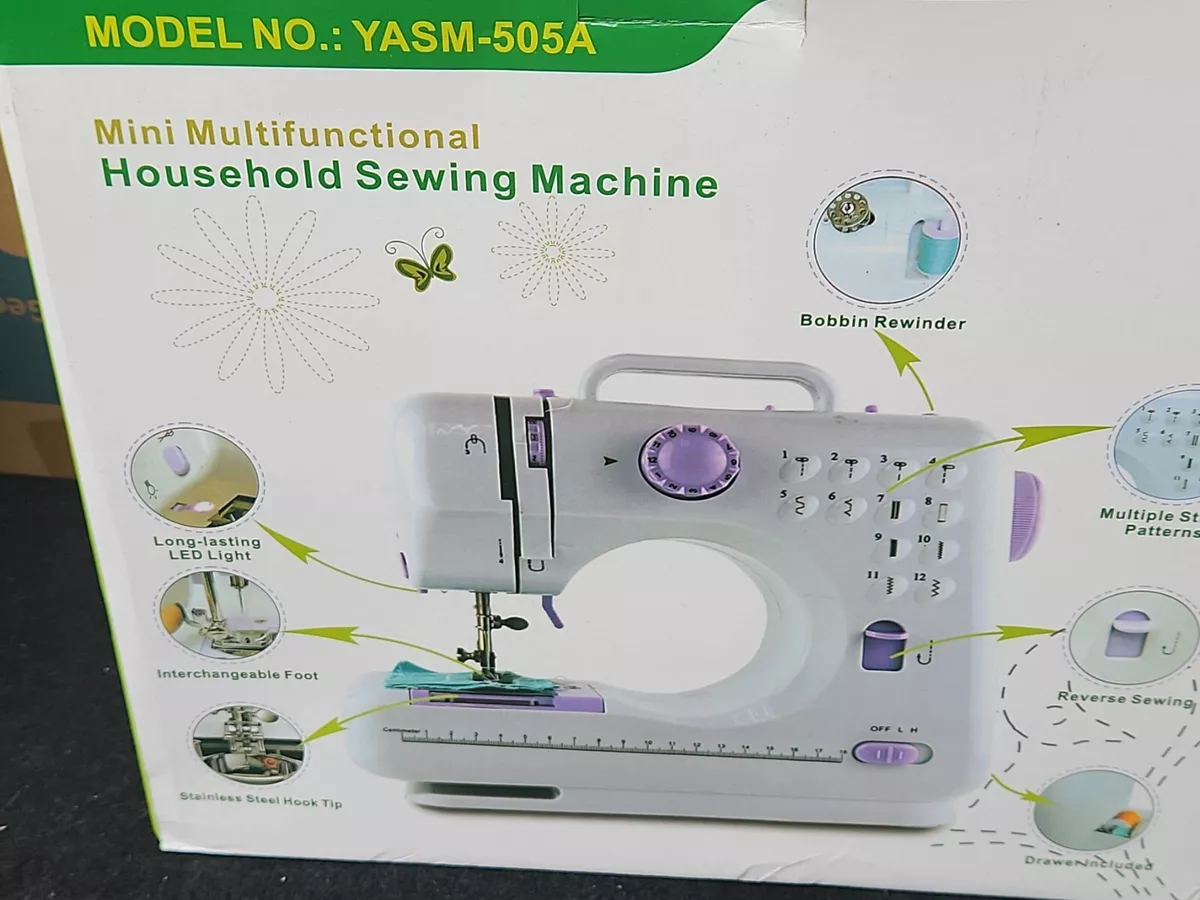 Mini Multifunctional Household Sewing Machine Cute Gift Idea - 12 Stitches  | eBay