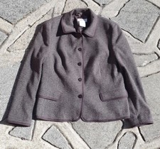 Feraud Women's Wool Blend Blazer French Chic Jacket -uk 18