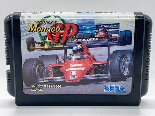 SUPER MONACO GP Complete Box Sega Mega Drive 7114 md Tested - Picture 13 of 15