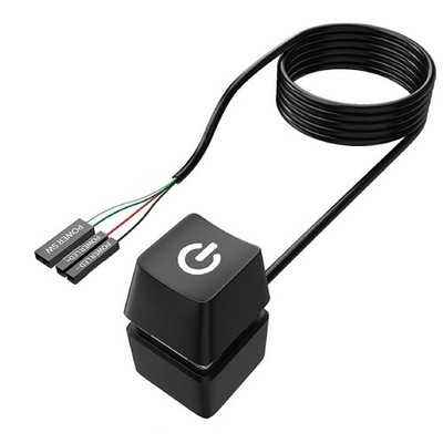 External Desktop Computer ON/OFF Switch Start Power Button 5m Extension Cable/