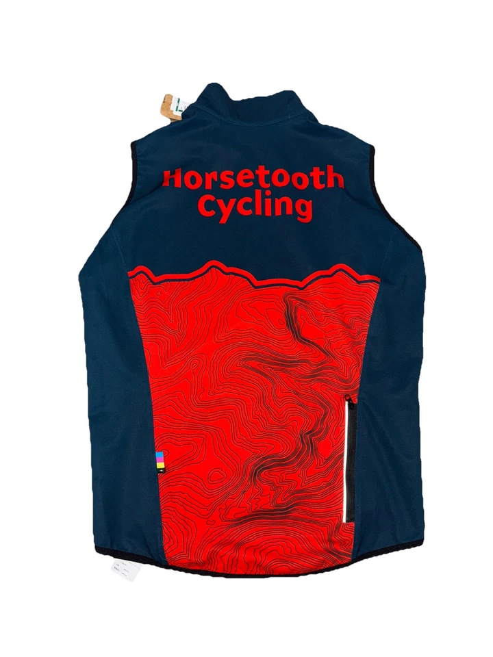 $110 Specialized Men’s Deflect Alpha Zip Vest - Red/Blue - Medium -NEW WITH TAGS - Image 2 of 4