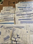 Vintage GI Joe Blueprint Instructions for Playsets, Vehicles & Catalog Lot 1980s