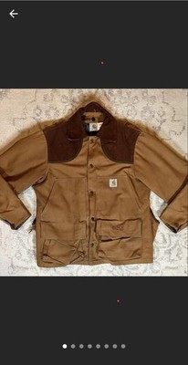 Vintage 1996 Carhartt CB906 Blanket-Lined Hunting Coat W/ Hood | Carhartt Brown